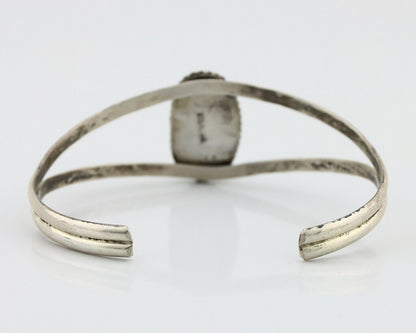 Navajo Bracelet 925 Silver Sleeping Beauty Turquoise Native American C.80's