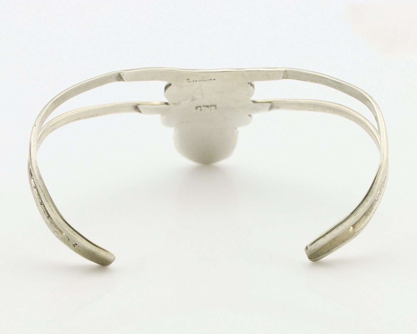 Navajo Bracelet 925 Silver Kingman Turquoise Artist Native American C.80's