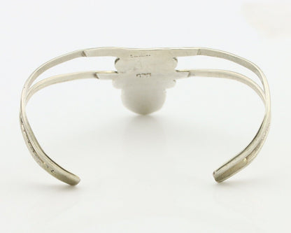 Navajo Bracelet 925 Silver Kingman Turquoise Artist Native American C.80's