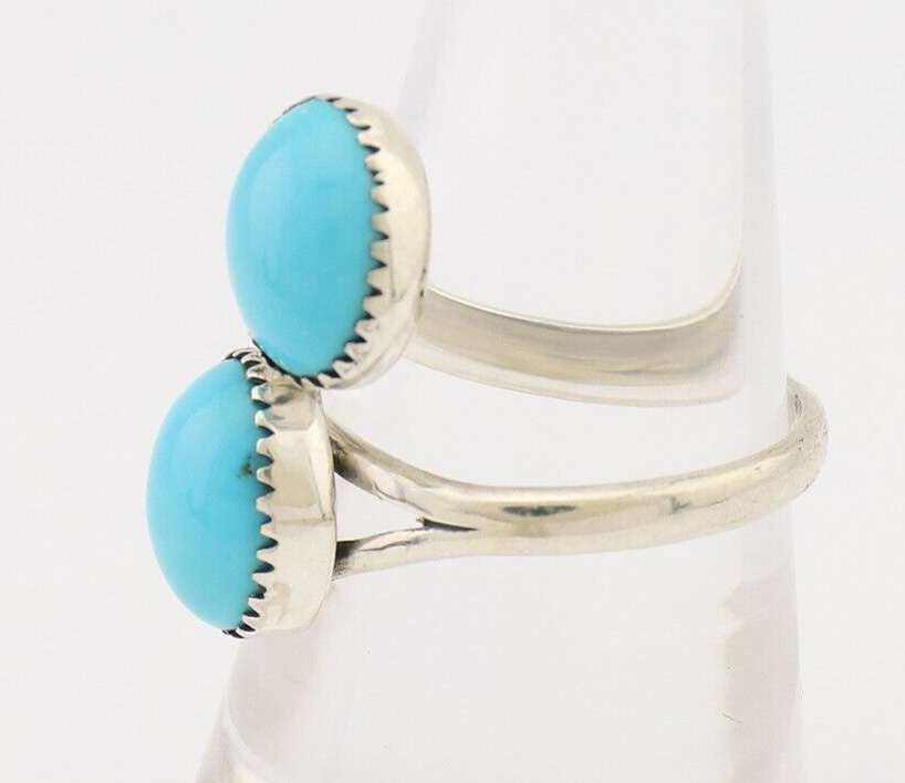 Navajo Handmade Ring 925 Silver Turquoise Native American Artist C.80's