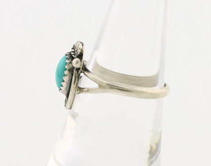 Navajo Ring 925 Silver Turquoise Artist Signed SkyStone Creations C.80's