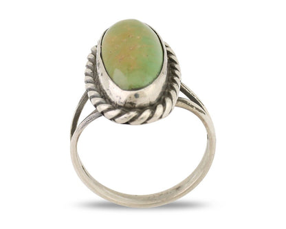 Navajo Handmade Ring 925 Silver Turquoise Native American Artist C.80's