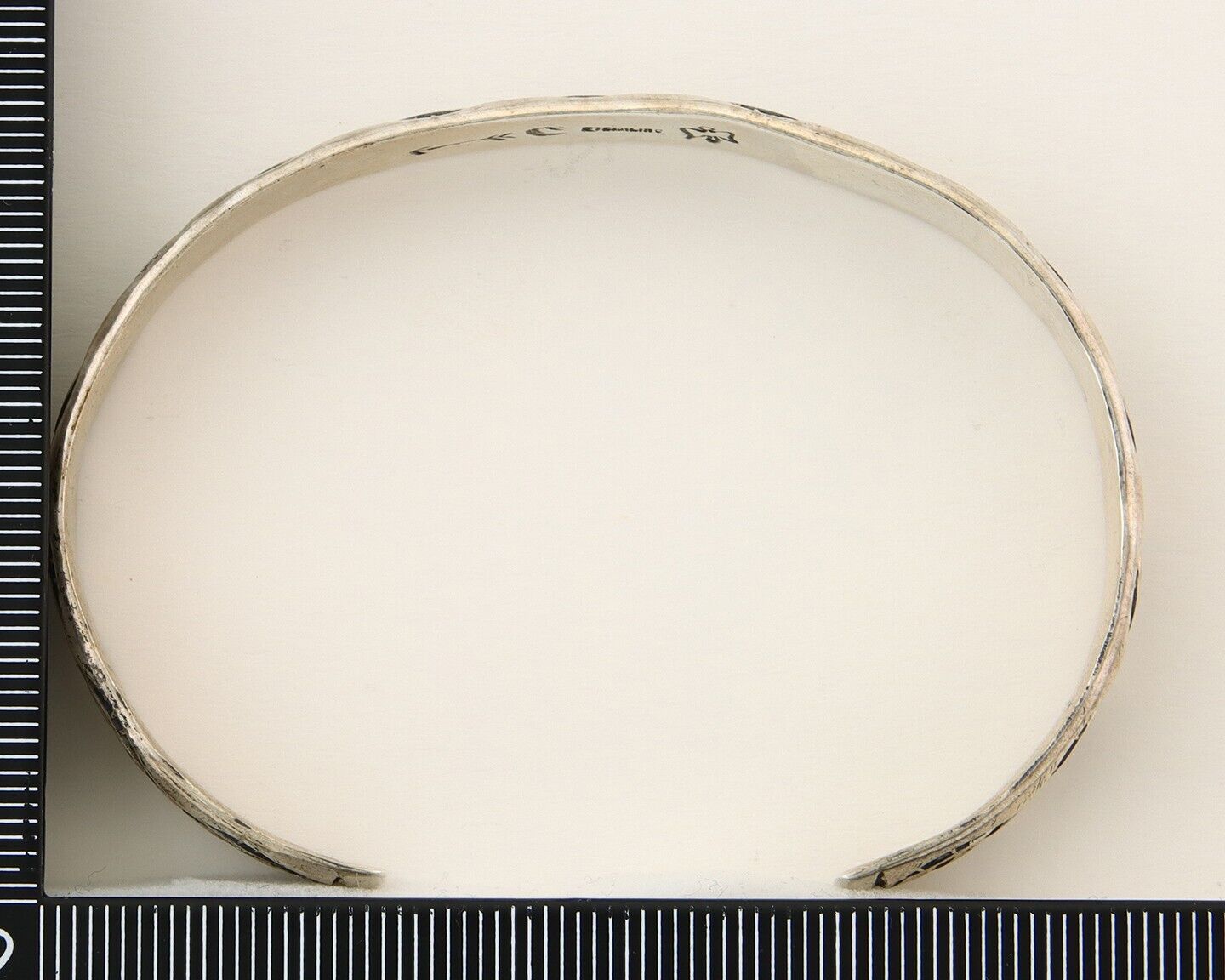 Men Navajo Bracelet 925 Silver Handmade Artist Signed C Montoya C.80s