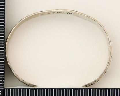 Men Navajo Bracelet 925 Silver Handmade Artist Signed C Montoya C.80s