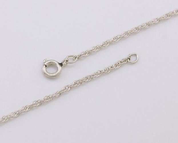 Navajo Turquoise Handmade Necklace 925 Silver Artist Signed PM C.80s