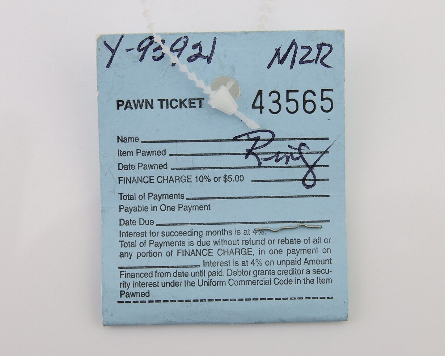 Navajo Ring 925 Silver Turquoise Turpen's Pawn Vault Artist Native C.80's