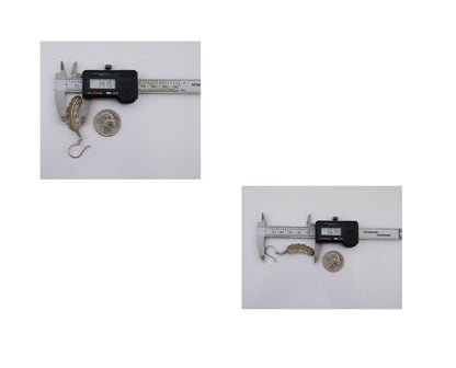 Navajo Eagle Feather Dangle Earrings 925 Silver Artist Signed D Lerma C.80's