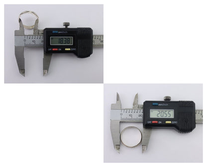 Navajo Hand Stamped Band 925 Silver 5.0 mm Signed Larry Chavez Size 8.5 C.80's