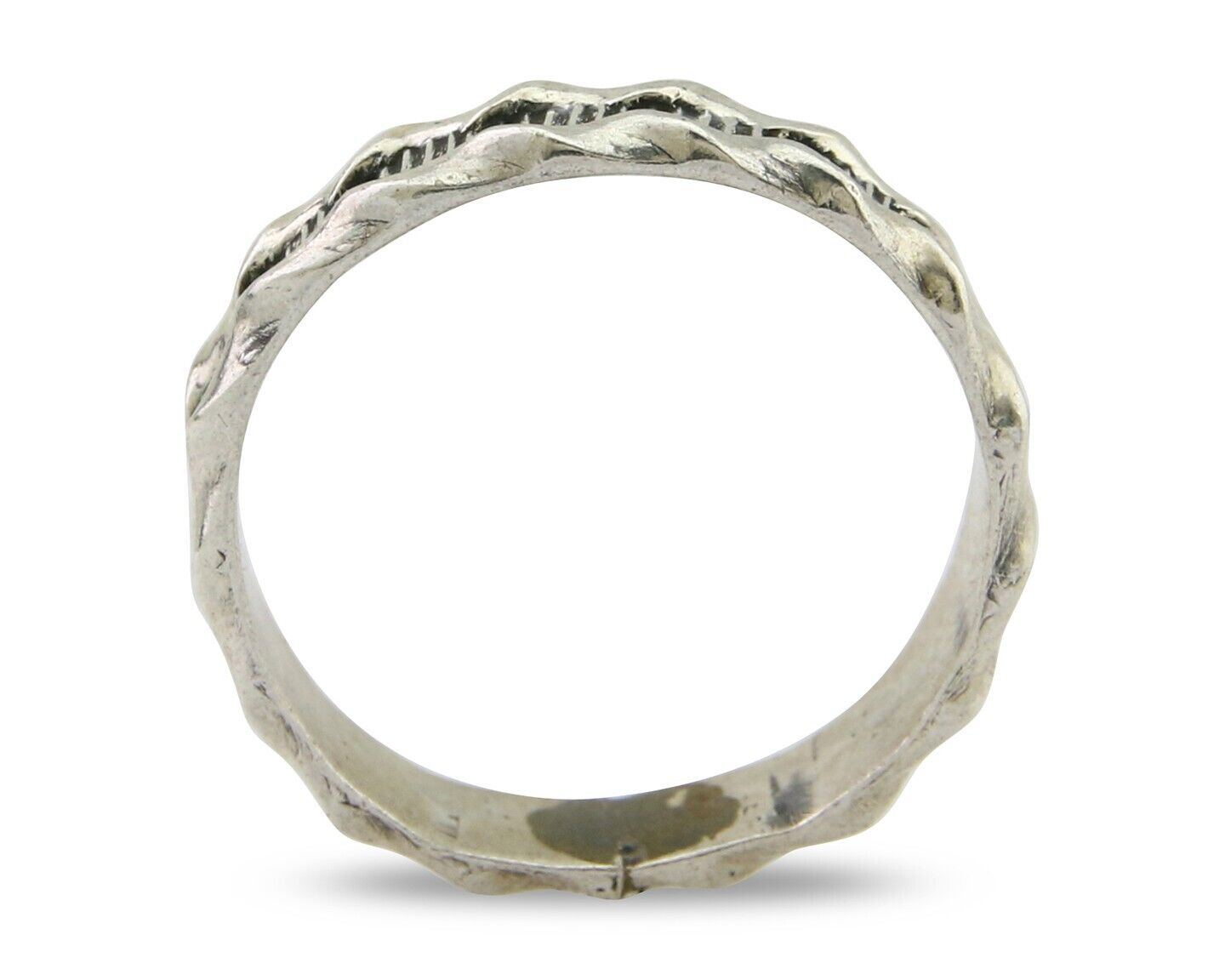 Navajo Handmade Ring 925 Silver Native American Size 7.0 C.80's