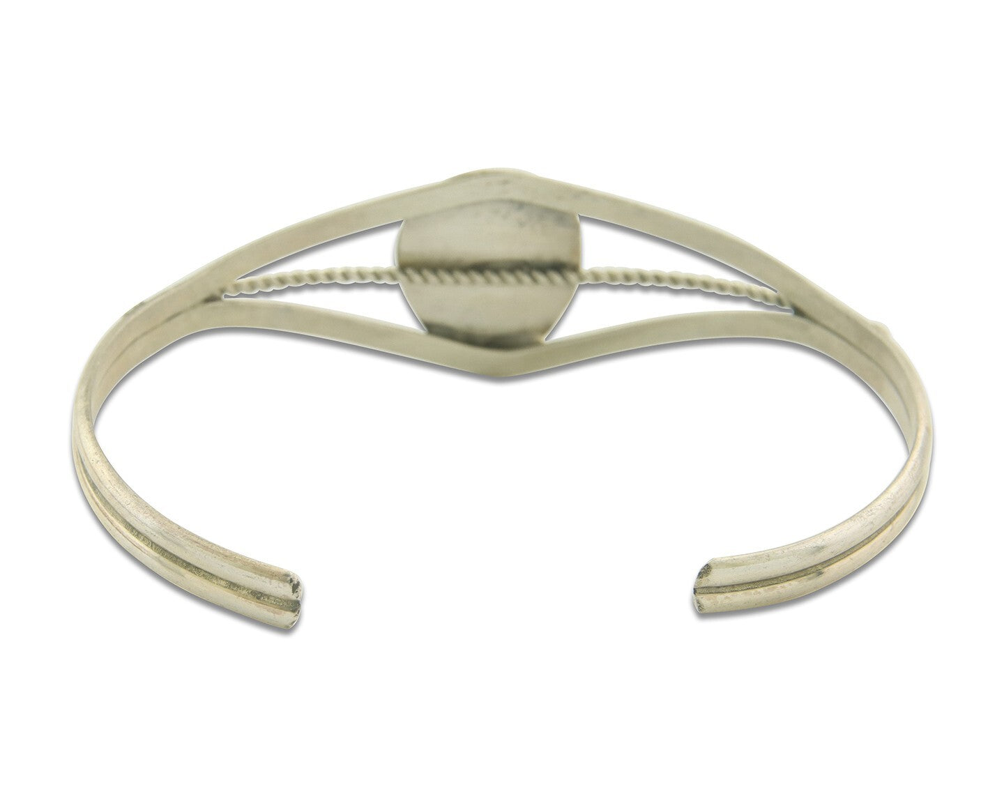 Navajo Bracelet 925 Silver Handmade Animal Claw Cuff Native American Artist C80s