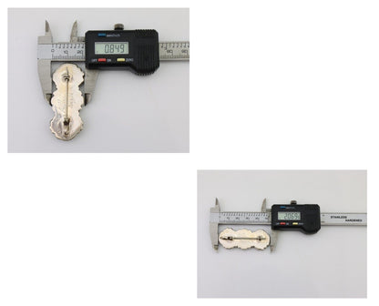 Navajo Pin Pendant 925 Silver Natural Turquoise Signed Billy Eagle C.80's