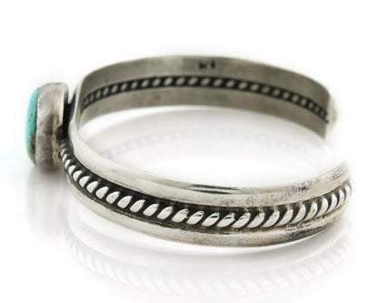 Navajo Cuff Bracelet 925 Sterling Silver Turquoise Vintage Handmade