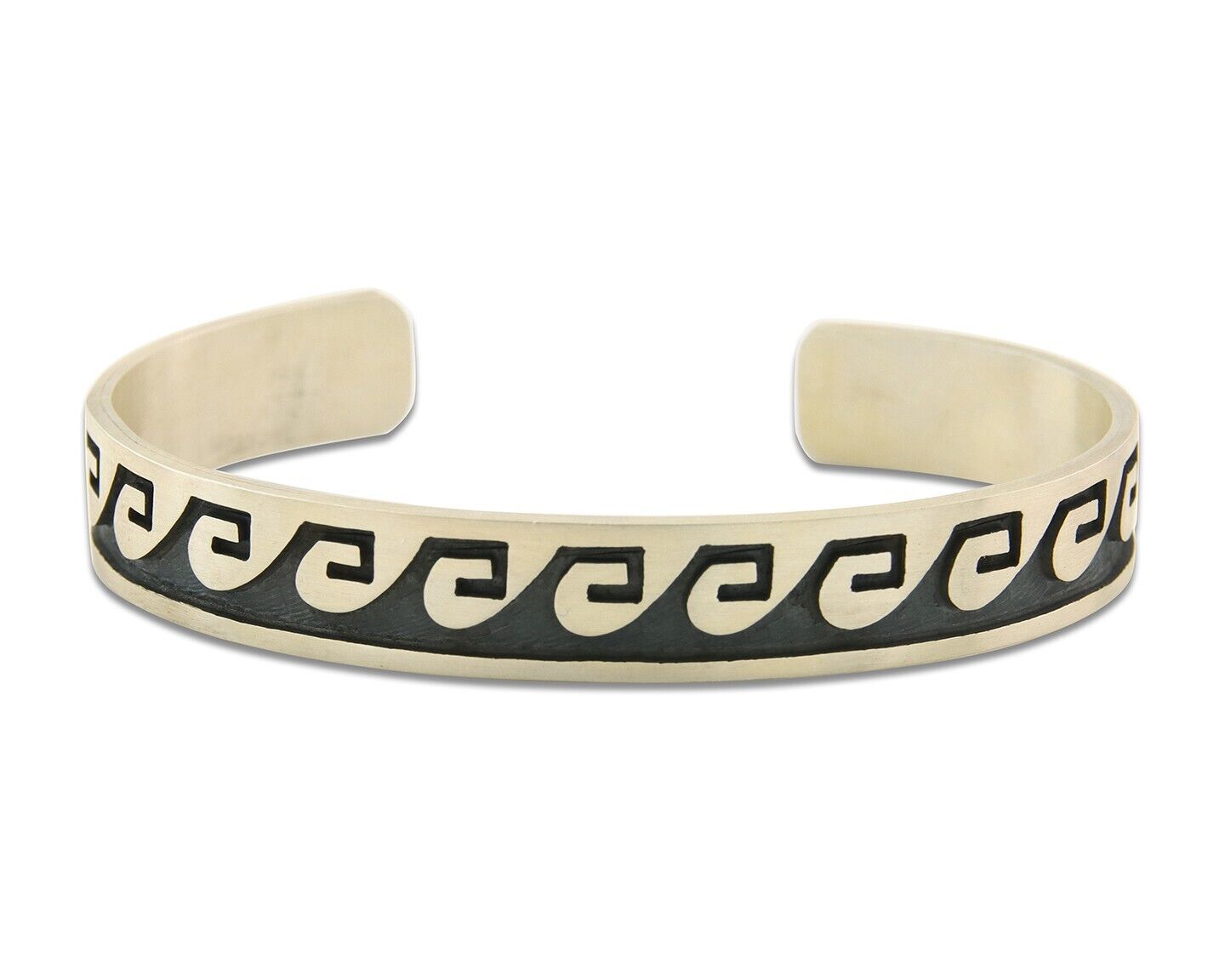 Hopi Bracelet 925 Silver Handmade Signed Darren Seweyestewa C.80's