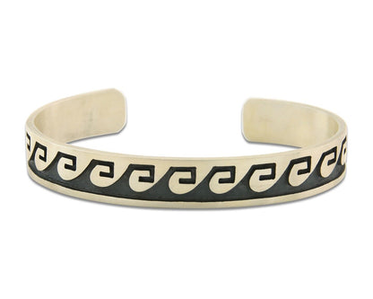 Hopi Bracelet 925 Silver Handmade Signed Darren Seweyestewa C.80's