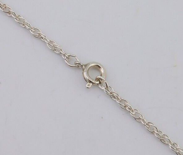 Navajo Royston Turquoise Necklace 925 Silver Artist Signed MC C.80's