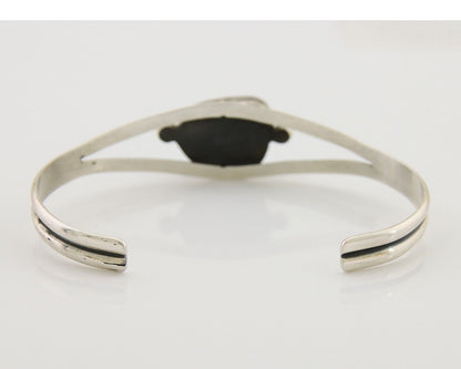 Navajo Natural Southwest Turquoise Bracelet 925 Silver Artist Native American