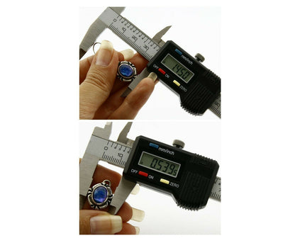 Navajo Hand Stamped Natural Mined Shell .925 SOLID Silver Dangle Earrings