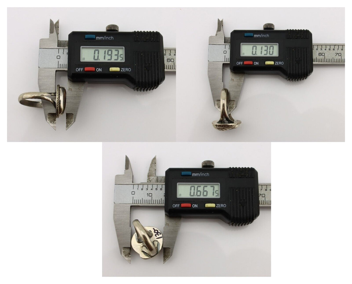 Navajo Handmade Ring 925 Silver Natural High Grade Fire Opal Native Artist C.80s