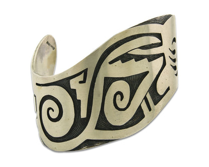 Vintage Hopi Bracelet 925 Silver Handmade Authentic Traditional