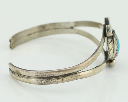 Navajo Slave Bracelet 925 Silver Natural SB Turquoise Native American C.80's