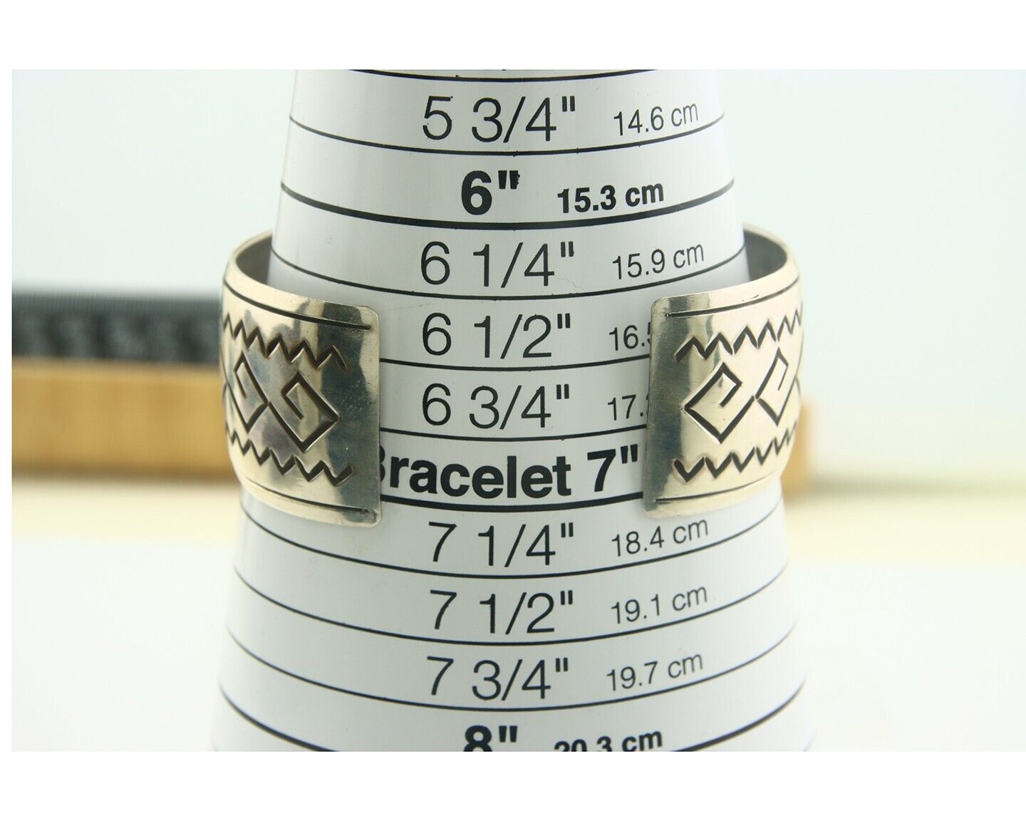 Navajo Bracelet 925 Silver Inlaid Turquoise Cuff Artist Signed Stanley Bain C80s