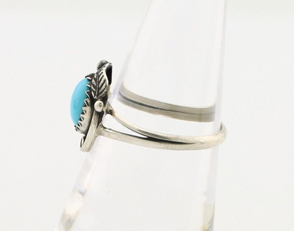 Navajo Ring 925 Silver Turquoise Artist Signed SkyStone Creations C.80's