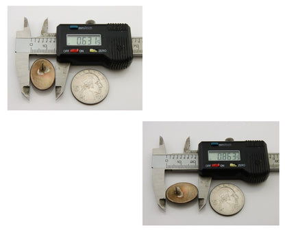 Navajo Earrings 925 Silver Kingman Turquoise Native American Artist C.80's