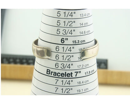 Navajo Bracelet 925 Silver Inlaid Turquoise Cuff Artist Signed NAKAI C.80's