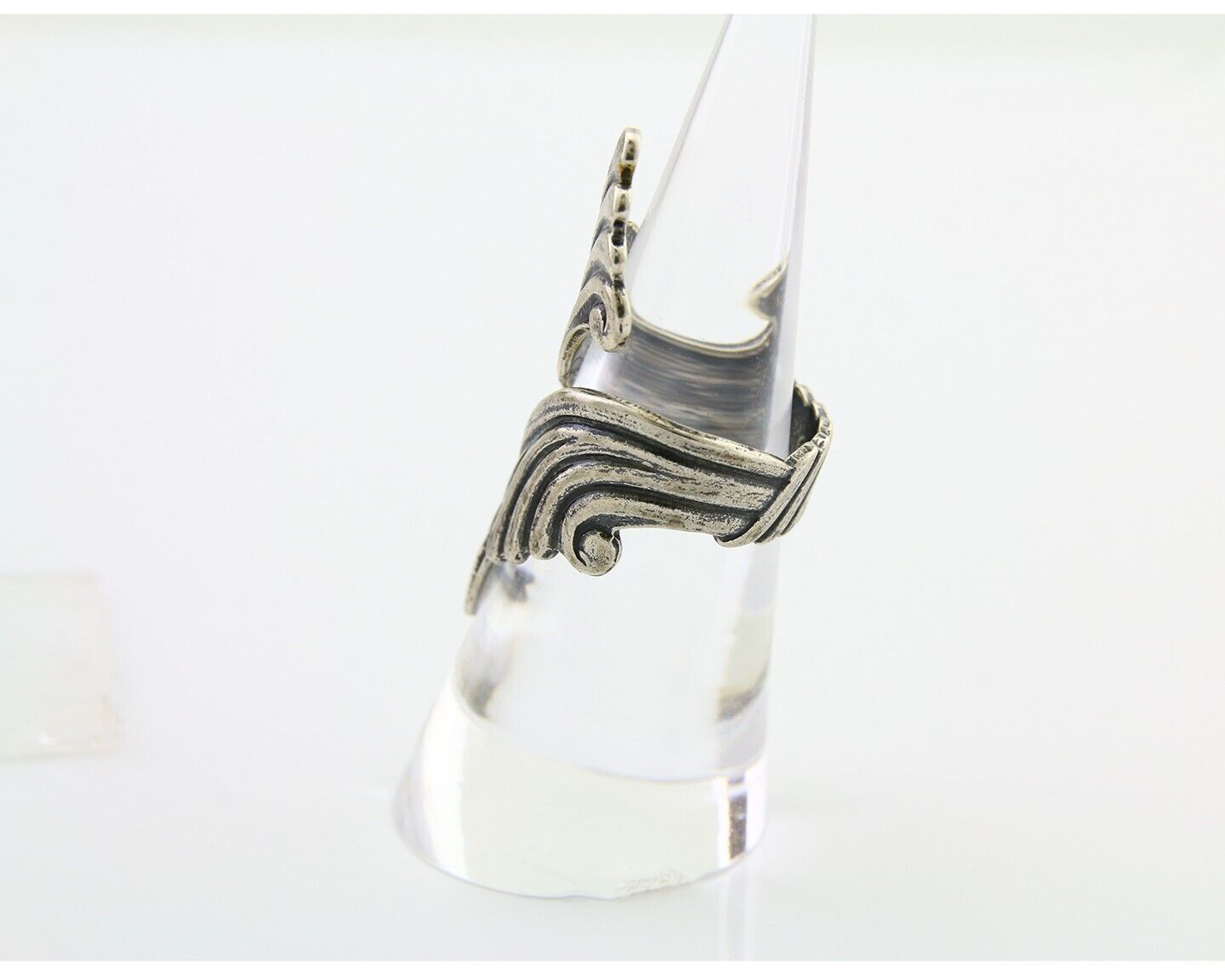 Navajo Adjustable Full Finger Ring 925 Silver Native American Size 5-9 C.80's