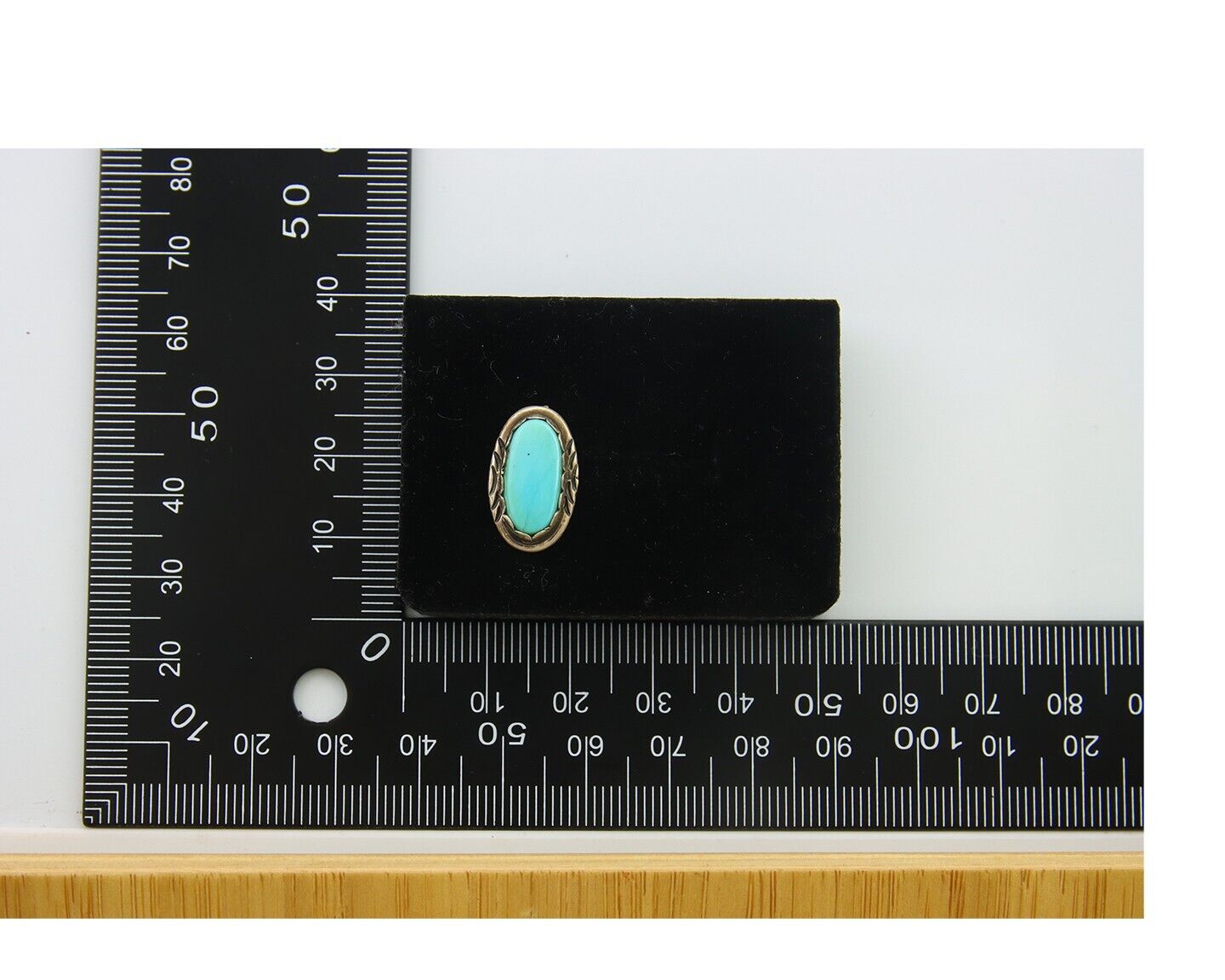 Navajo Earrings 925 Silver Natural Turquoise Native Artist C.80's