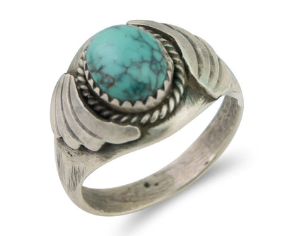 Navajo Ring 925 Silver Turquoise Turpen's Pawn Vault Artist Native C.80's