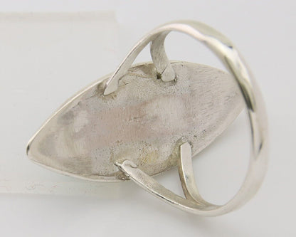 Navajo Ring 925 Silver Turquoise Shell Onyx Spiney Oyster Native Artist C80's