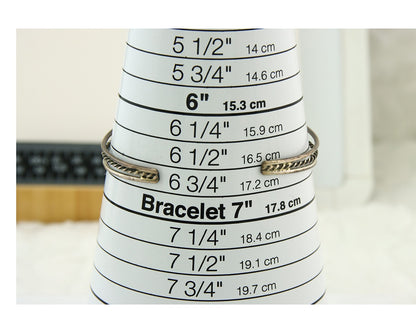 Navajo Bracelet 925 Silver Natural Blue Turquoise Native American Artist C.80s