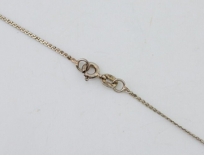 Navajo Necklace 925 Silver Natural Blue Turquoise Artist Tony Guerro C.80's