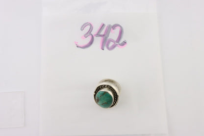 Navajo Handmade Ring 925 Silver Turquoise Native American Artist C.80's