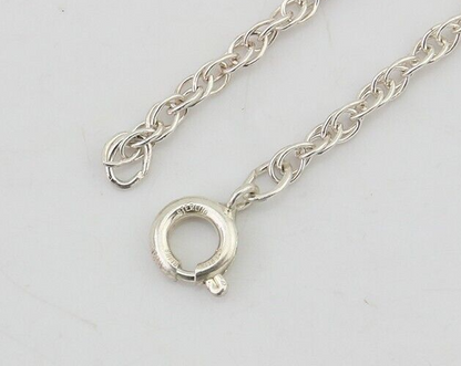 Navajo Royston Turquoise Necklace 925 Silver Artist Signed MC C.80's