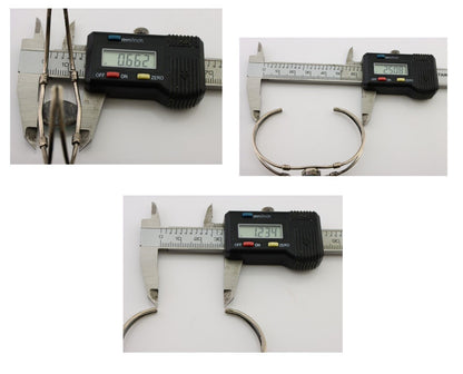 Navajo Cuff Bracelet 925 Silver Natural Blue Turquoise Native American C.80's