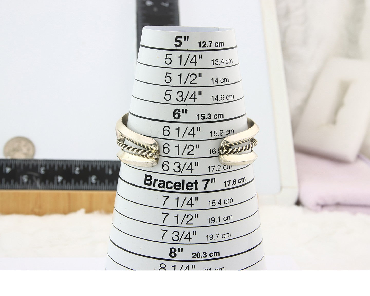 Men Navajo Bracelet Sterling Silver Handmade Nugget Turquoise Signed JR