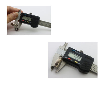 Navajo Hand Stamped Band 925 Silver 5.0 mm Signed Larry Chavez Size 6.0 C.80's