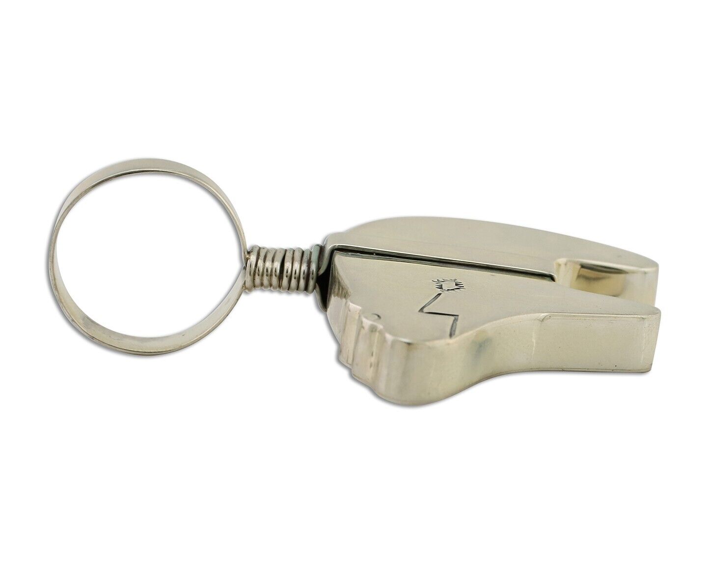 Navajo Spirit Bear Pendant 925 Sterling Silver Signed Nakai C.80's