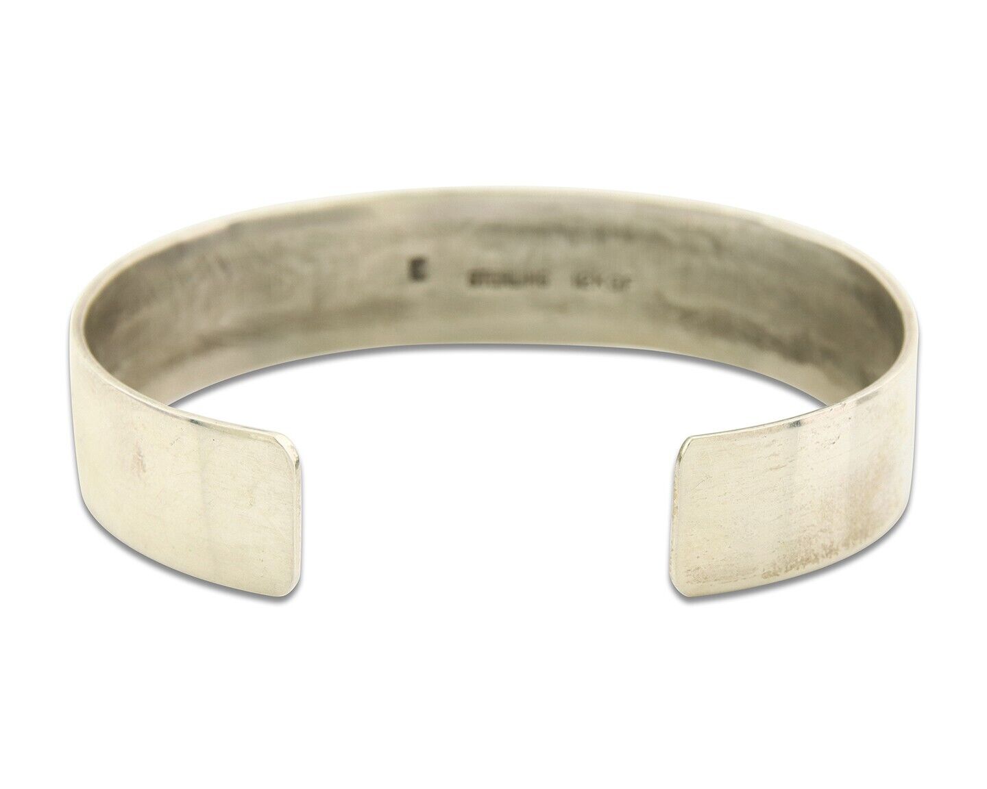 Navajo Bracelet 925 Silver & 12K Gold Cuff Artist Signed Randall Endito C.80's