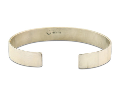 Hopi Bracelet 925 Silver Handmade Artist Signed C.80's