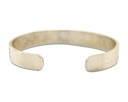 Hopi Bracelet 925 Silver Handmade Artist Signed Guy Josytewa C.80's