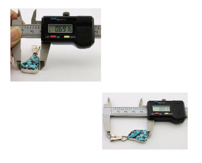 Navajo Necklace Pendant 925 Silver Turquoise Artist Tony Guerro C.80's