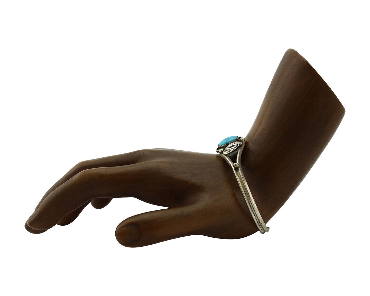 Navajo Handmade Bracelet 925 Silver Natural Blue Turquoise Native American C80s