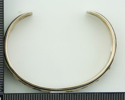 Navajo Bracelet 925 Silver Handmade Cuff Artist Signed Tommy Singer C.80's