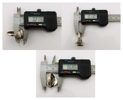 Navajo Handmade Ring 925 Silver Natural High Grade Fire Opal Native Artist C.80s