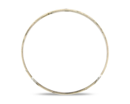 Navajo Bangle Bracelet 925 Silver Hand Stamped Twist Native American Artist C80s