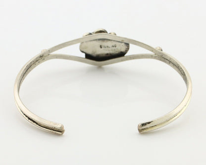 Navajo Handmade Bracelet 925 Silver Natural Blue Turquoise Native American C80s
