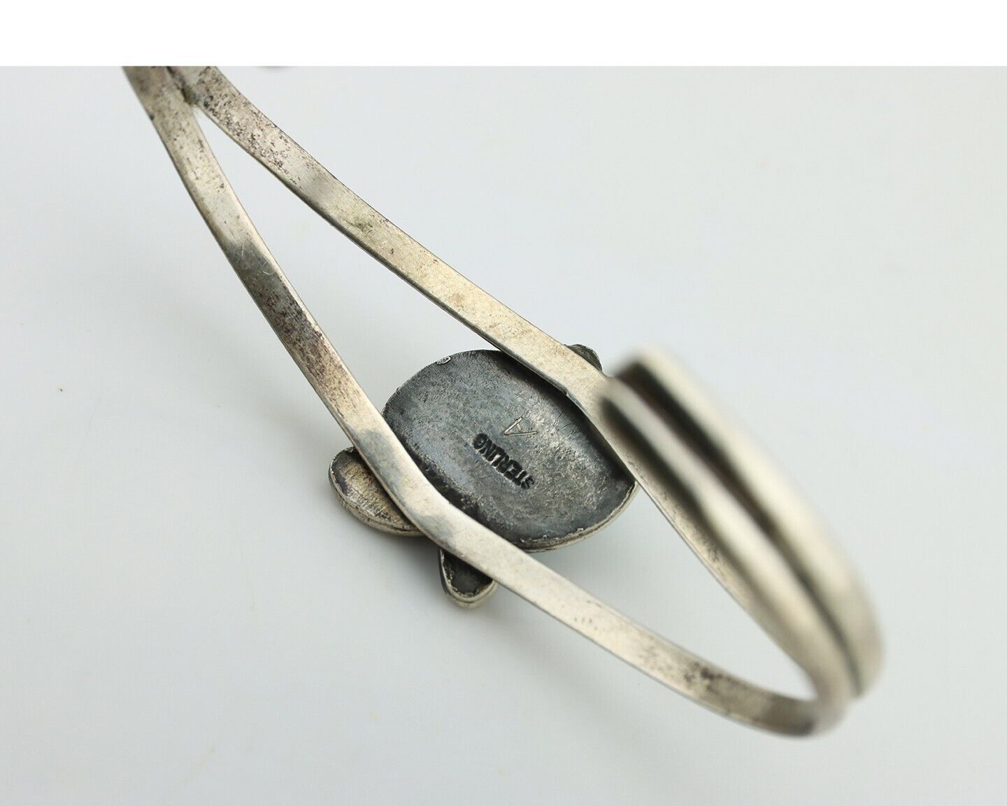 Navajo Slave Bracelet 925 Silver Natural SB Turquoise Native American C.80's